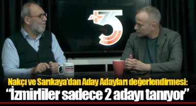 Nakçı ve Sarıkaya’dan Aday Adayları değerlendirmesi: “İzmirliler sadece 2 adayı tanıyor”
