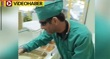 Nohutçunun ilginç nohut dürüm sunumu izleyenleri şaşırttı