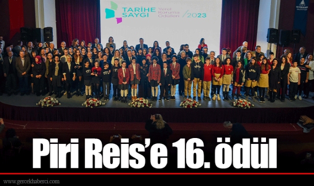 Piri Reis’e 16. ödül