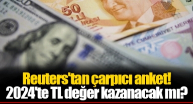Reuters'tan çarpıcı anket! 2024'te TL değer kazanacak mı?