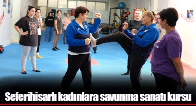 Seferihisarlı kadınlara savunma sanatı kursu