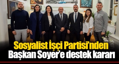 Sosyalist İşçi Partisi’nden Başkan Soyer’e destek kararı