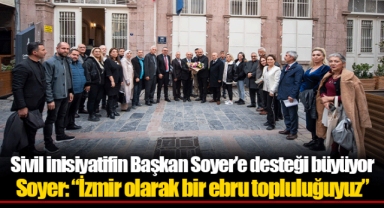Soyer: “İzmir olarak bir ebru topluluğuyuz”