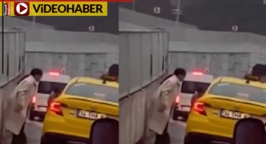 Taksici vatandaşı çıldırttı