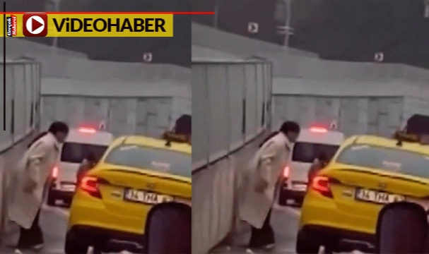 Taksici vatandaşı çıldırttı