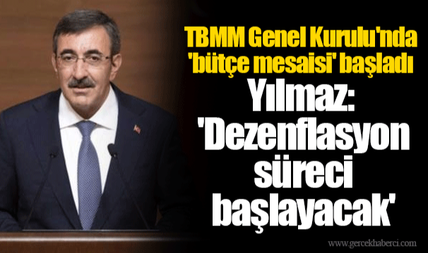TBMM Genel Kurulu'nda 'bütçe mesaisi' başladı