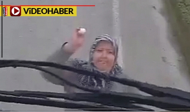 Teyzenin intikam planı TIR'cının kamerlarına yansıdı