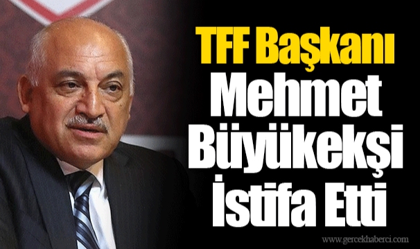 TFF Başkanı Mehmet Büyükekşi İstifa Etti