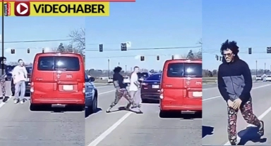 Trafikte dehşet anları... Yumruk attı, silahla vuruldu