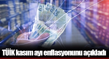 TÜİK kasım ayı enflasyonunu açıkladı