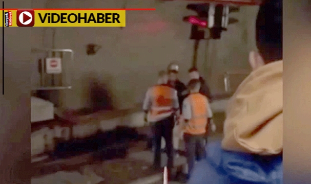 Vatandaş raylar inip koştu, yolcular böyle tepki gösterdi
