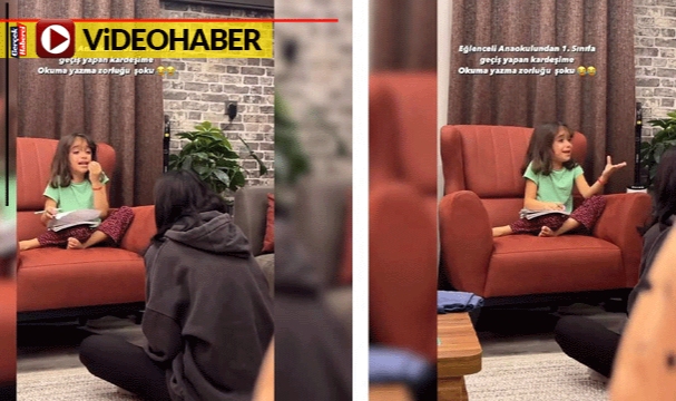 1. sınıf geçen küçük kızın isyanı izleyenleri güldürdü