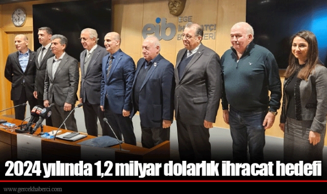 2024 yılında 1,2 milyar dolarlık ihracat hedefi