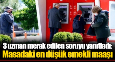 3 uzman merak edilen soruyu yanıtladı: Masadaki en düşük emekli maaşı