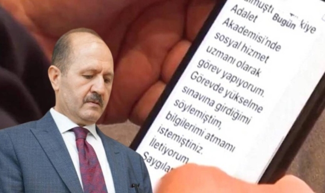 Adalet Bakan Yardımcısı'na gelen torpil mesajlarıyla ilgili haberlere yayın yasağı