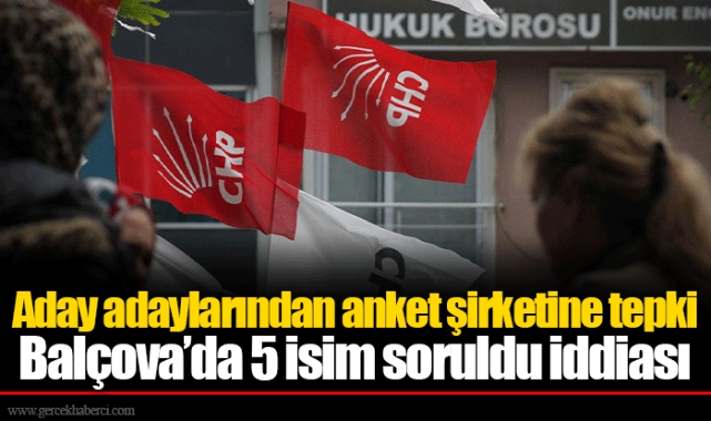Aday adaylarından anket şirketine tepki