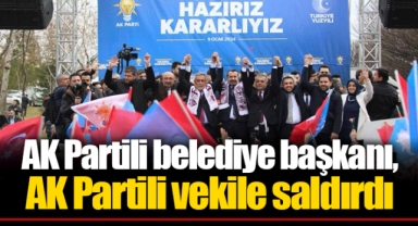 AK Partili belediye başkanı, AK Partili vekile saldırdı