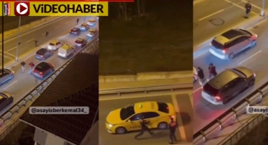 Arabayı bırakıp böyle kaçtılar... Polisten taksiciye: Öndeki şahısları takip et
