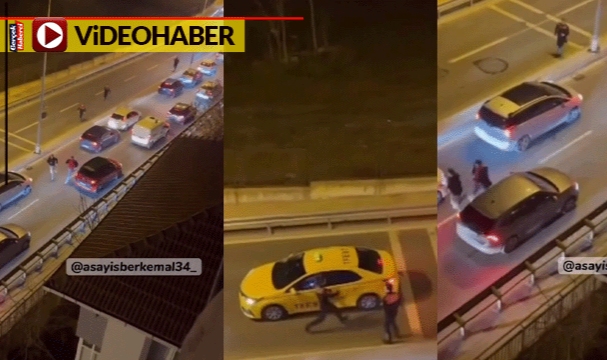 Arabayı bırakıp böyle kaçtılar... Polisten taksiciye: Öndeki şahısları takip et"