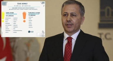 Bakan Yerlikaya'dan 25 il için uyarı: Sel ve su baskınlarına dikkat!
