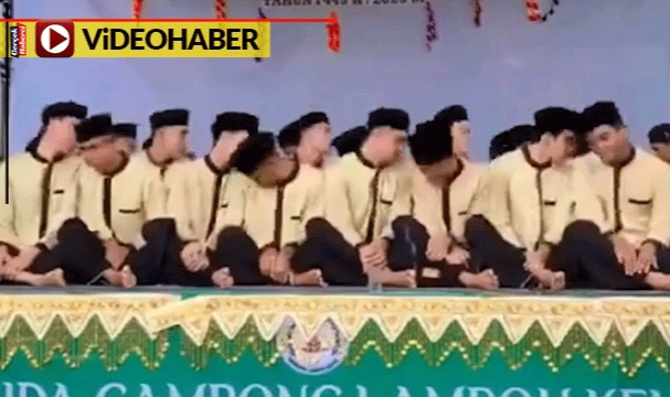 Başlarını senkronize şekilde salladılar... O dini ritüel gündem oldu