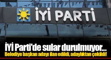 Belediye başkan adayı ilan edildi, adaylıktan çekildi!