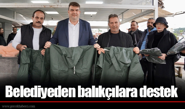 Belediyeden balıkçılara destek