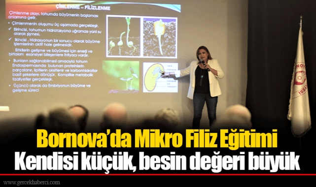 Bornova’da Mikro Filiz Eğitimi