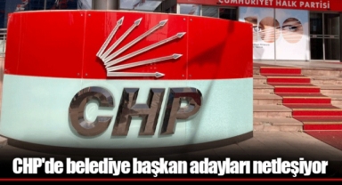 CHP'de belediye başkan adayları netleşiyor