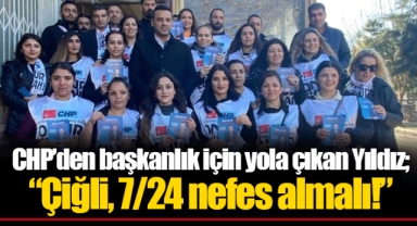 CHP'den başkanlık için yola çıkan Yıldız;