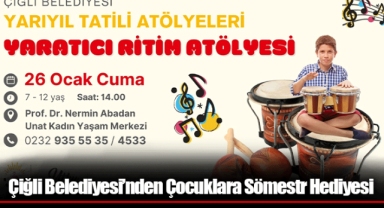 Çiğli Belediyesi’nden Çocuklara Sömestr Hediyesi