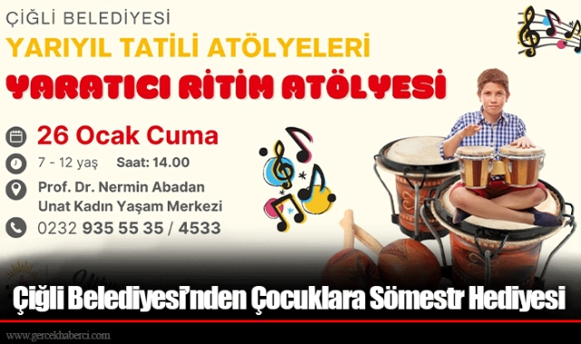 Çiğli Belediyesi’nden Çocuklara Sömestr Hediyesi