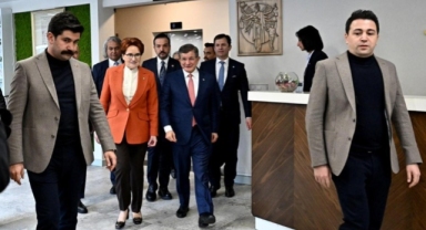 Davutoğlu'ndan Akşener'e ziyaret