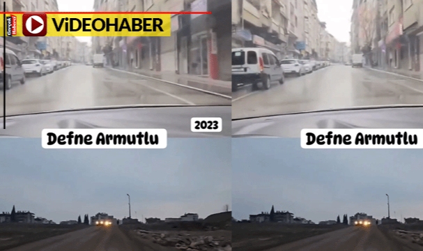 Depremin acı görüntüleri... Vatandaş aynı yerde...