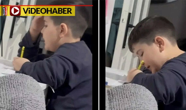 Ders çalışıp Müslüm Gürses söyledi... Küçük çocuğun o anları