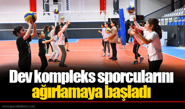 Dev kompleks sporcularını ağırlamaya başladı