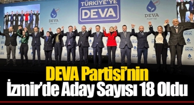 DEVA Partisi’nin İzmir’de Aday Sayısı 18 Oldu