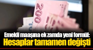 Emekli maaşına ek zamda yeni formül: Hesaplar tamamen değişti