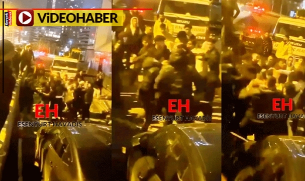 Esenyurt'ta sokak kavgası: Öğrenciler birbirine girdi, herkes telefonlara koştu