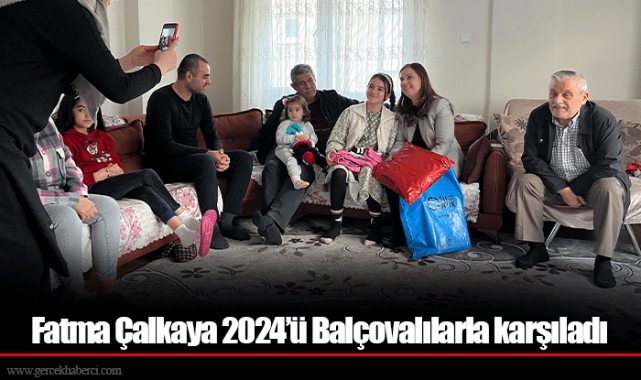Fatma Çalkaya 2024’ü Balçovalılarla karşıladı