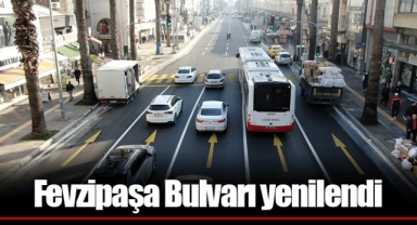 Fevzipaşa Bulvarı yenilendi