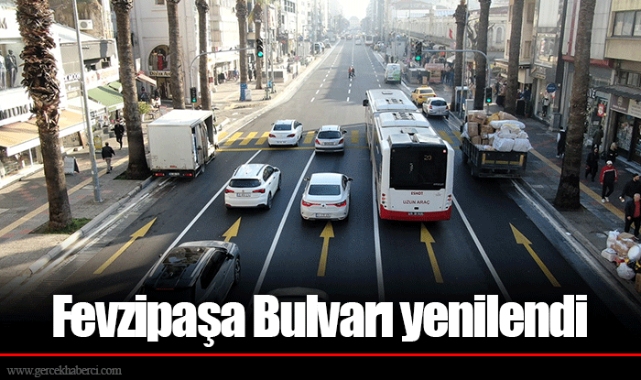 Fevzipaşa Bulvarı yenilendi