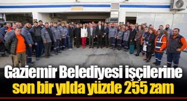 Gaziemir Belediyesi işçilerine son bir yılda yüzde 255 zam