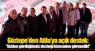 Göztepe’den Atila’ya açık destek