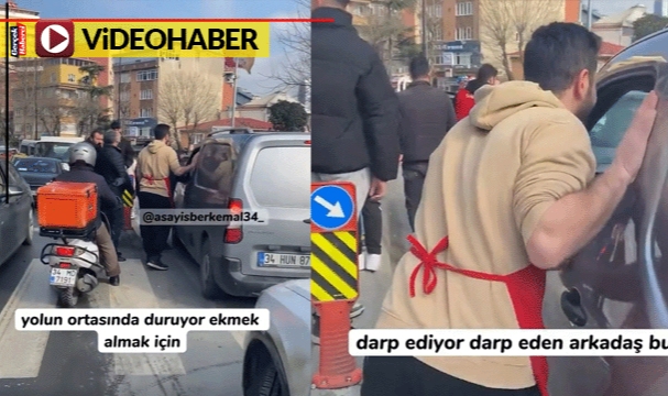 Hem suçlu hem güçlü... Arabasını yolun ortasına park etti, tehditler savurdu