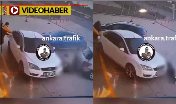 Hızla geldi, akaryakıt istasyonuna daldı: O vatandaş son anda kurtuldu