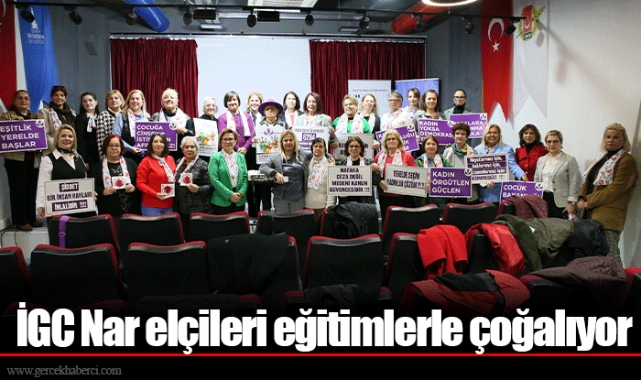 İGC Nar elçileri eğitimlerle çoğalıyor