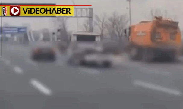 İki trafik canavarı otoyolda dehşet saçtı