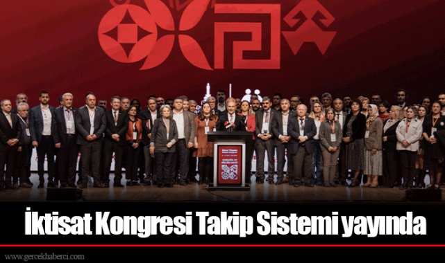 İktisat Kongresi Takip Sistemi yayında