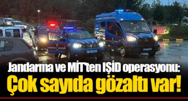 Jandarma ve MİT'ten IŞİD operasyonu: Çok sayıda gözaltı var!